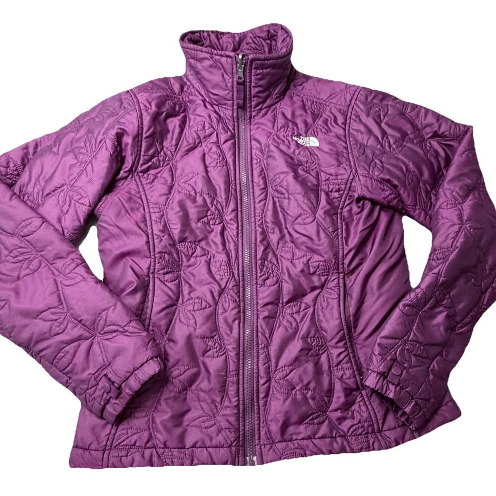 THE NORTH FACE Lily Bombay Insulated Full Zip Quilted Jacket Women's Sz M Spring